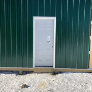 Alternative view of 40x40x16 Post Frame Commercial Equipment Storage Building built in Cooking Lake