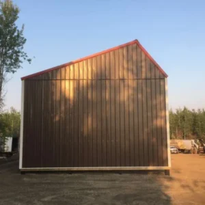 Alternative view of 24x80x14 Equipment Storage Building